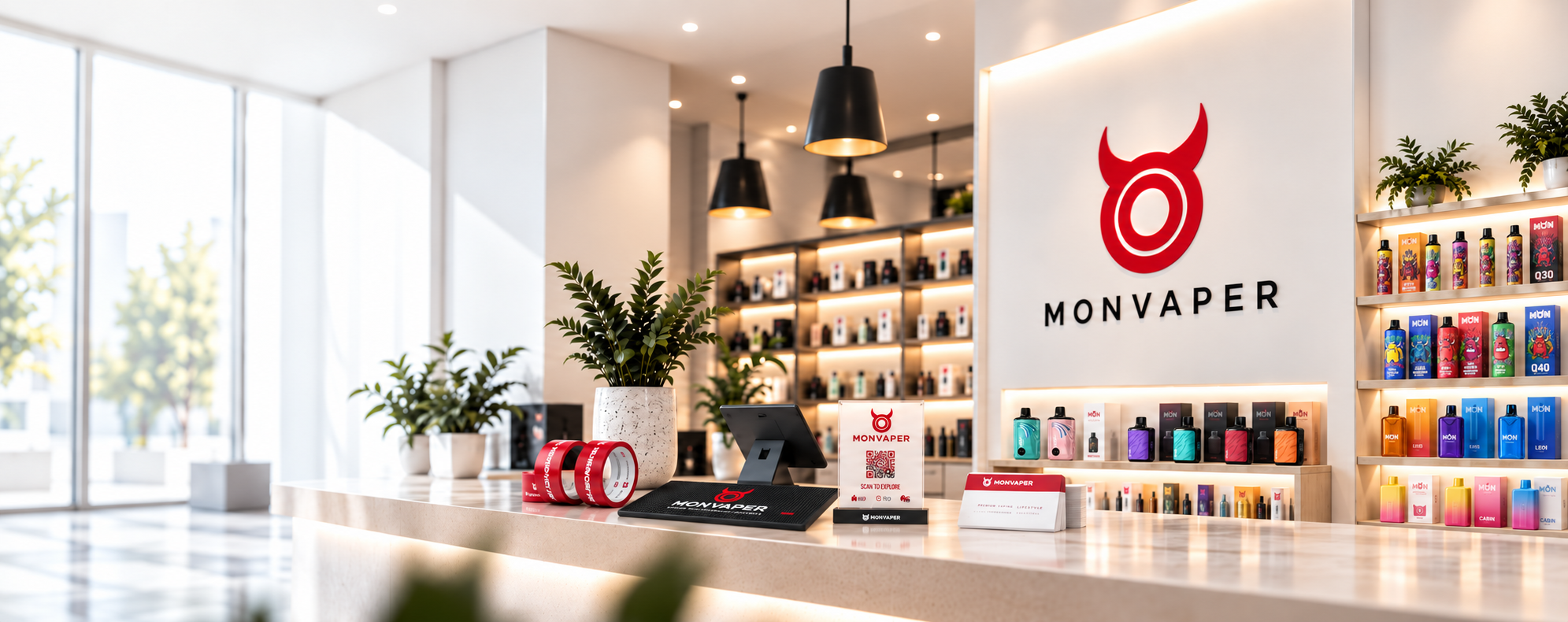 MONVAPER retail support store