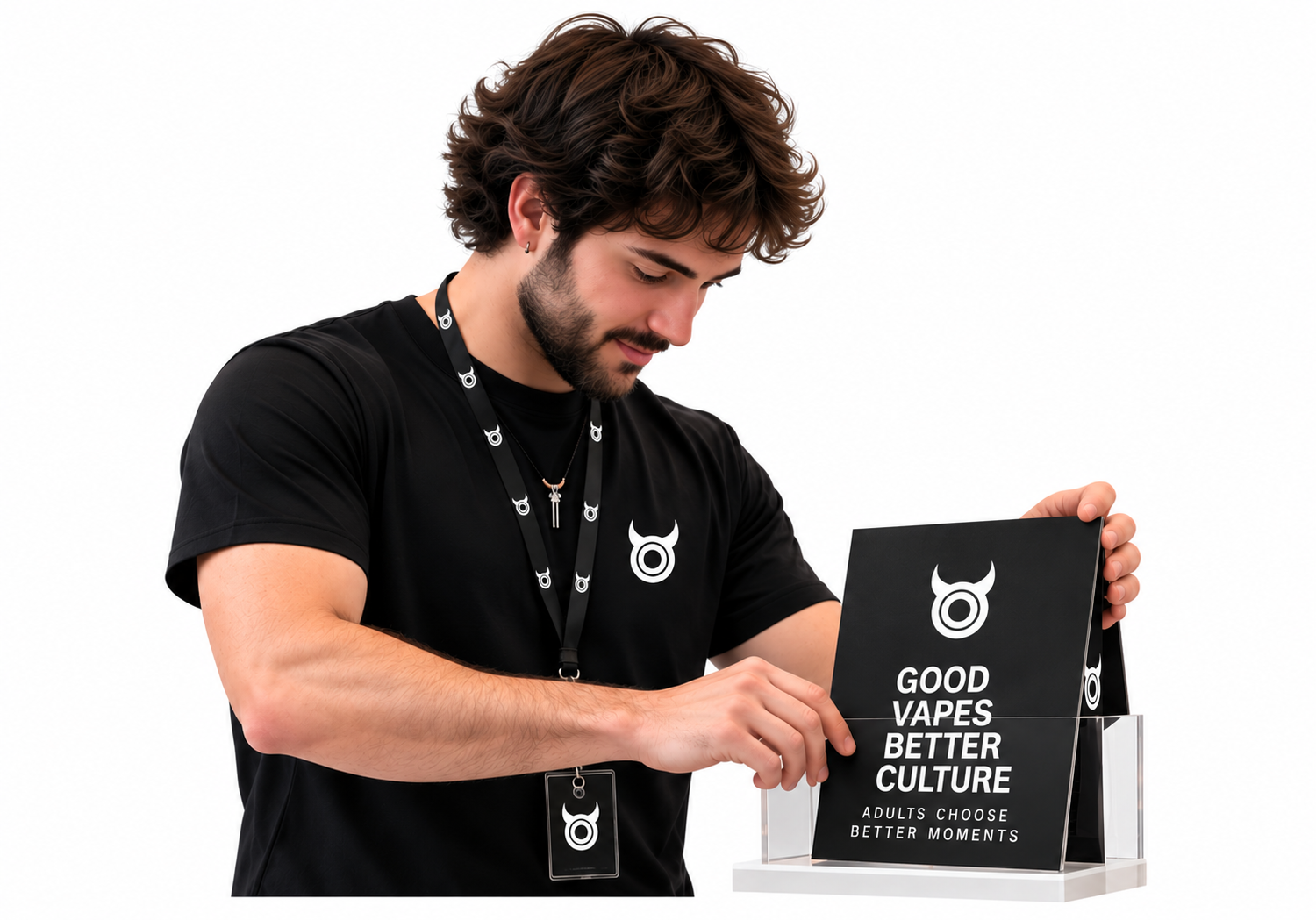 Retail staff using MONVAPER store support tools