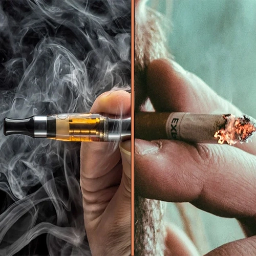 fumar vs vapear que es dañino