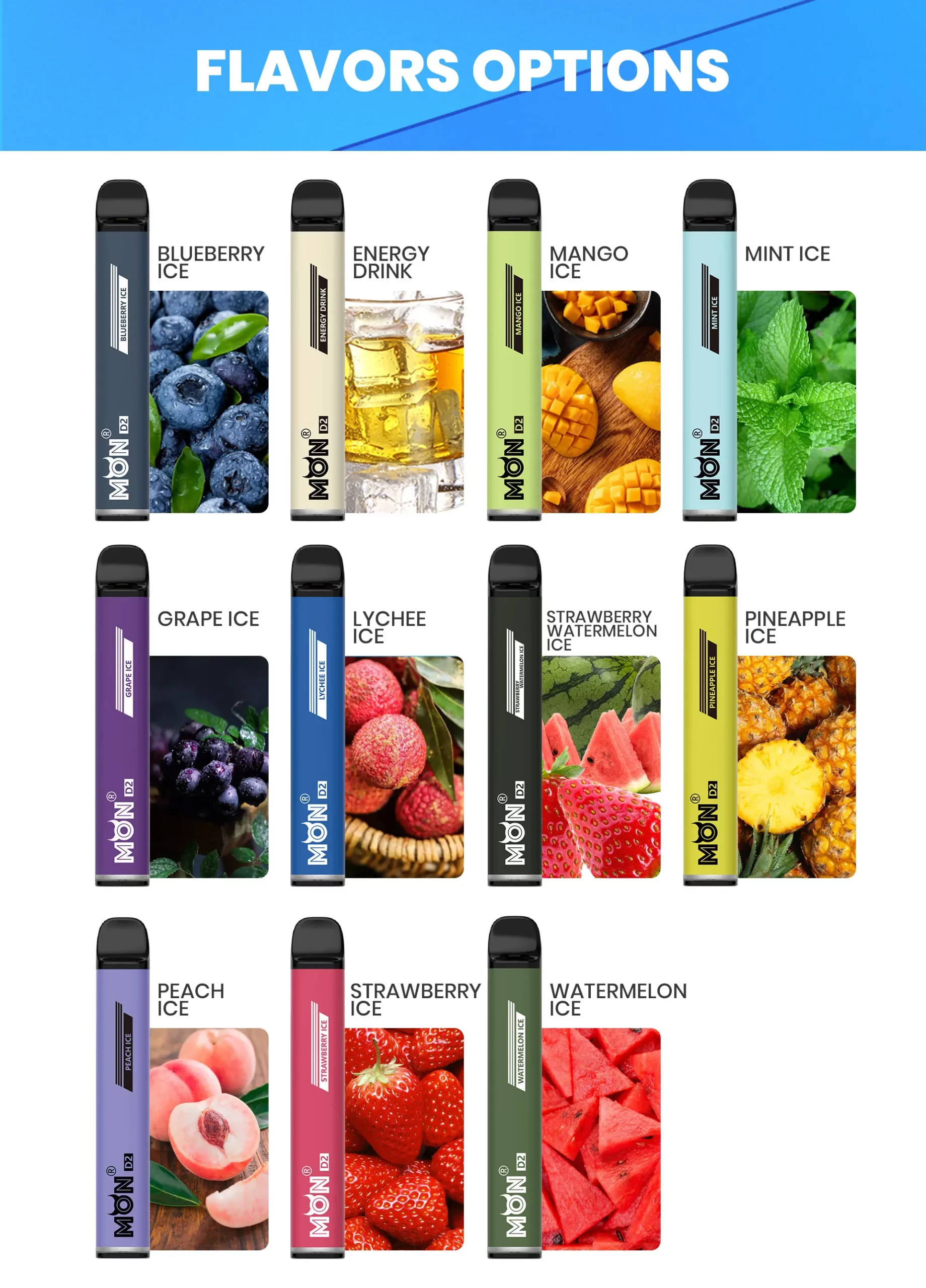D2 Flavors options